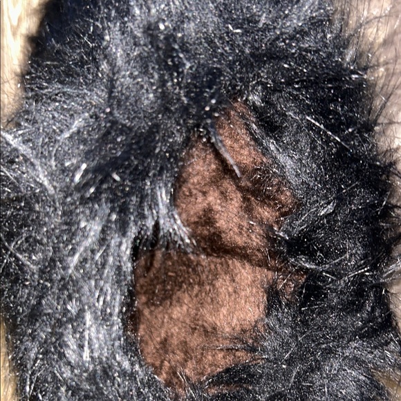 Faux Fur Black Ankle Boots - Picture 6 of 6